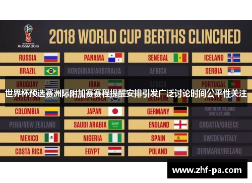 世界杯预选赛洲际附加赛赛程提醒安排引发广泛讨论时间公平性关注